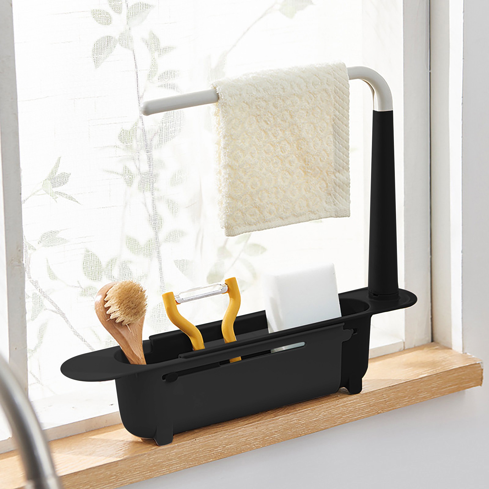 Healthy Kitchen Gadgets - Eleskopowy półka nad zlewozmywak ociekacz ze