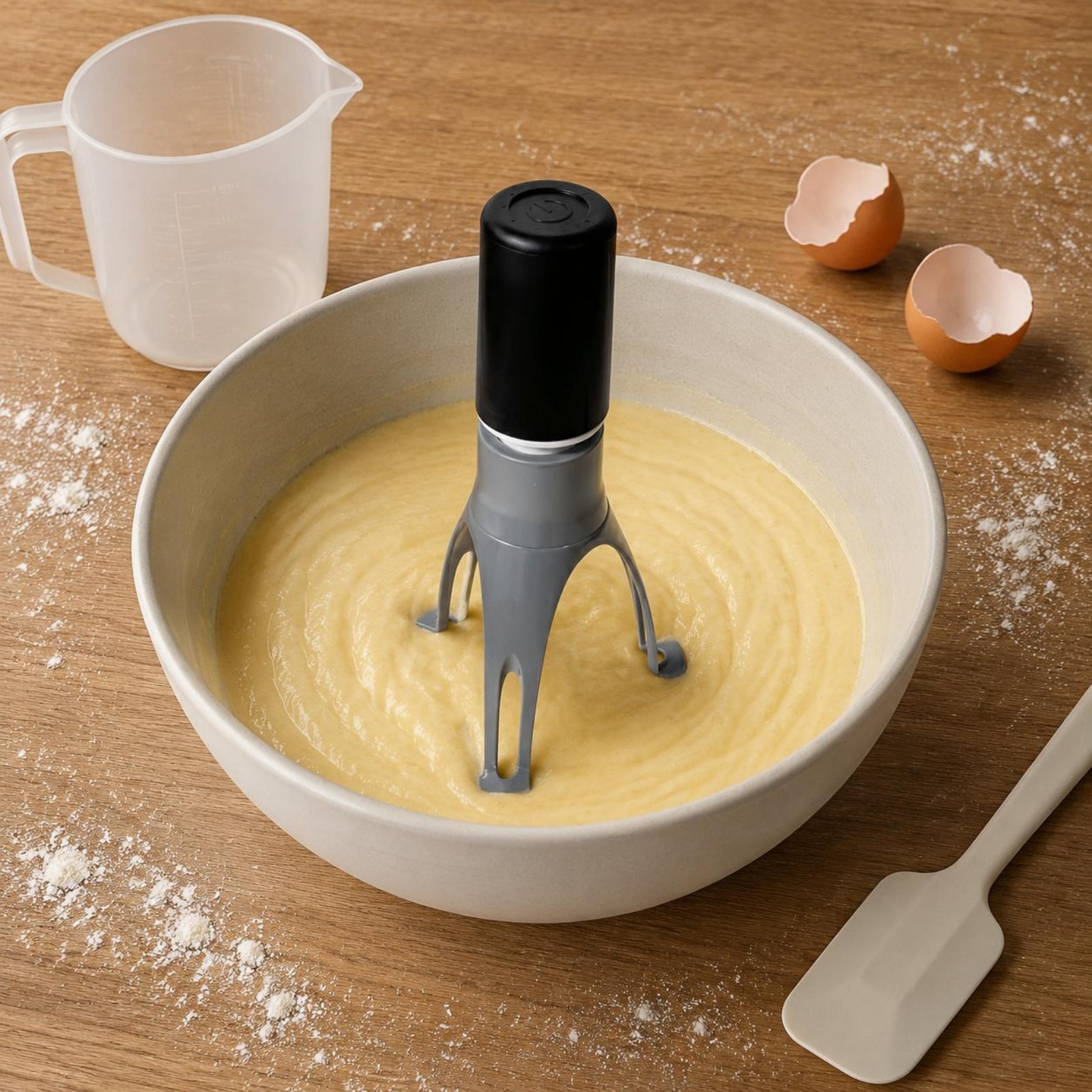 Healthy Kitchen Gadgets - Automatyczny trójkątny mieszadło - Elektryczna trzepaczka