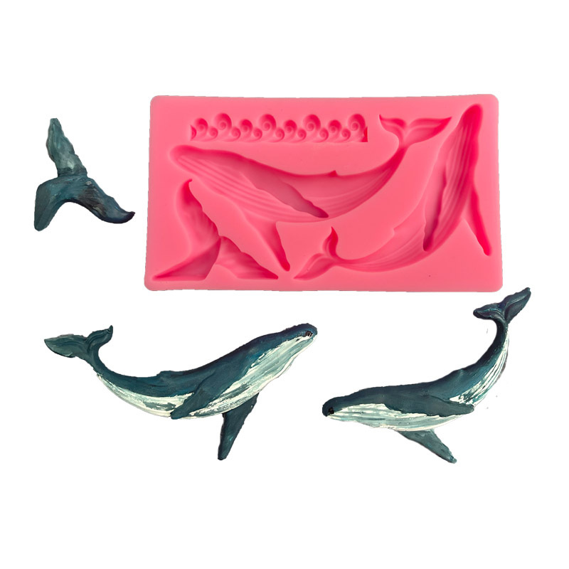 Kitchen Gadgets Worth Buying - DIY wieloryb silikonowe formy seria Ocean