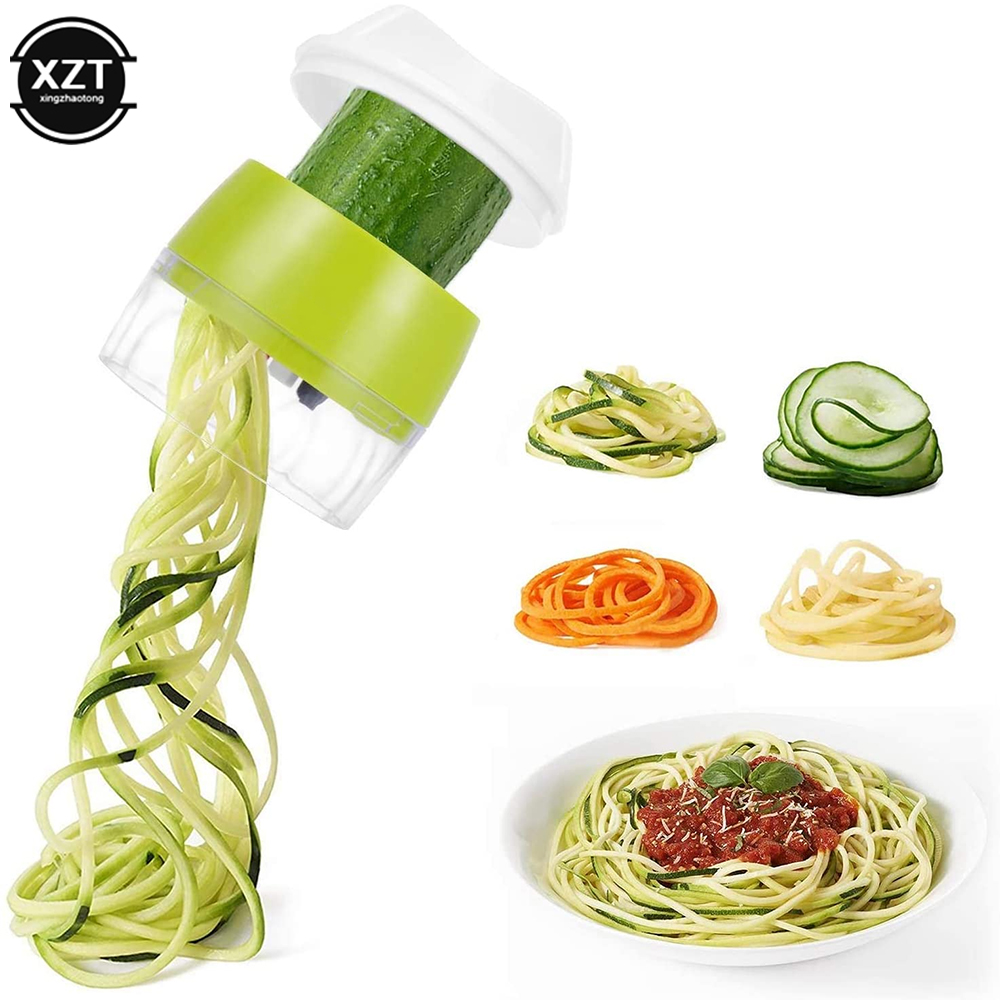 Kitchen Gadgets Hacks - Ręczna krajalnica spiralna do warzyw Krajalnica