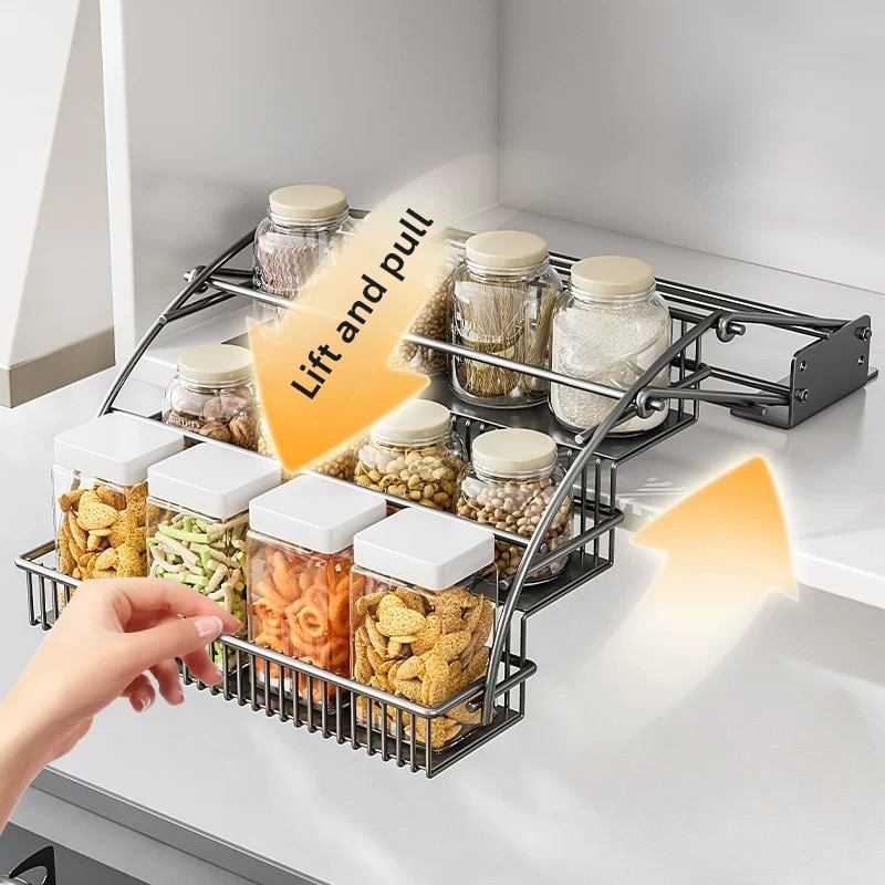Wysuwany kosz do szafki, 3-poz – Kitchen Gadgets Hacks recenzja i cena