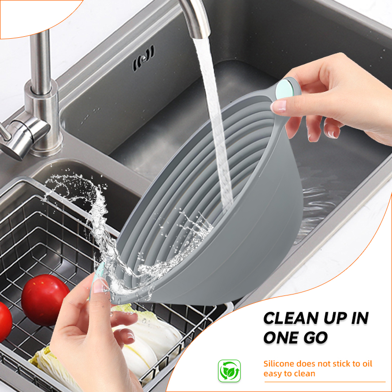 1 szt. Silikonowy składany kos – Kitchen Gadgets Hacks recenzja i cena