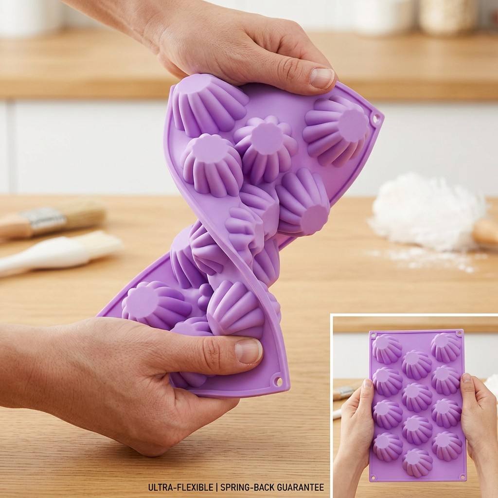 12-gniazdowa mini forma siliko – Kitchen Gadgets Worth Buying recenzja i cena